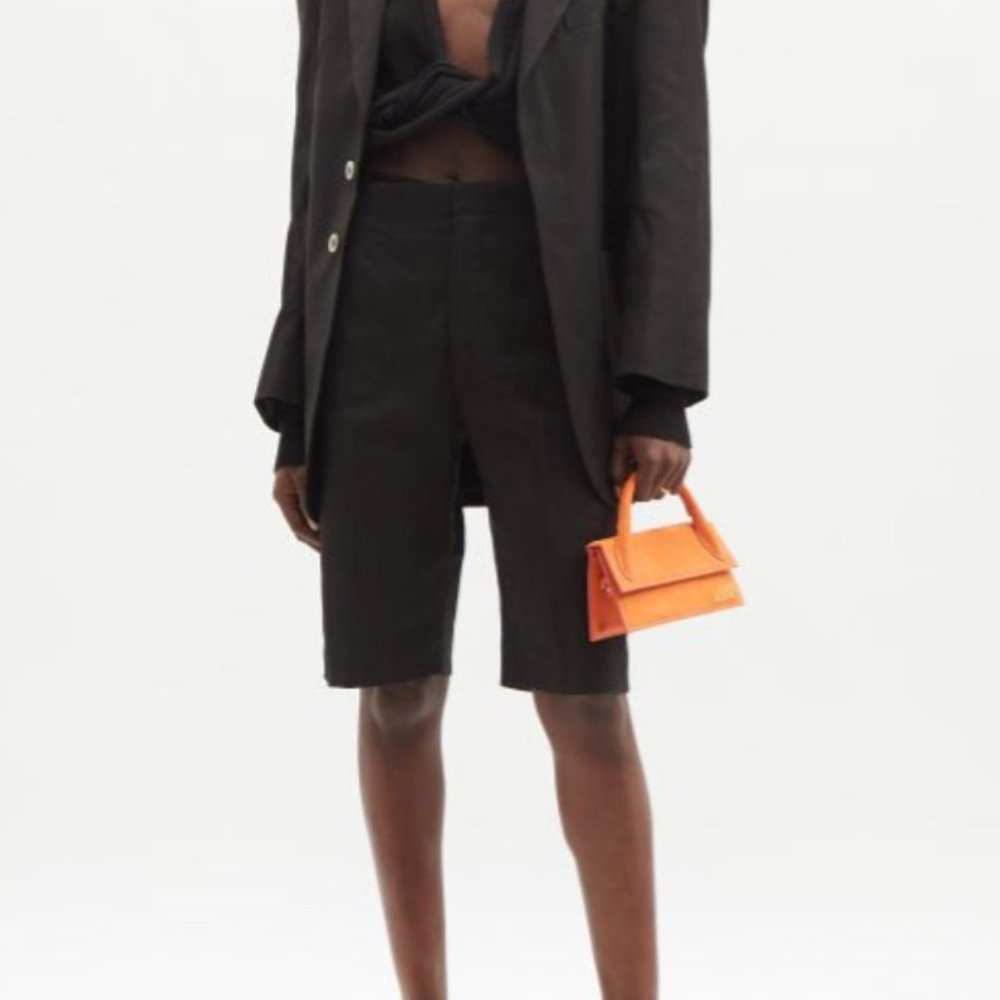 Jacquemus Hemp-Blend Knee-Length Shorts